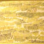 ‘whisper of horizon’ Fluweelboom, botanische print, 110 x 132 cm
